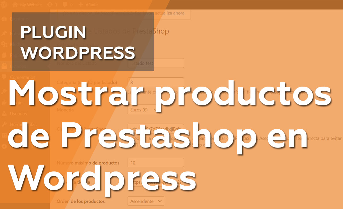 Mostrar productos de Prestashop en WordPress PLUGIN