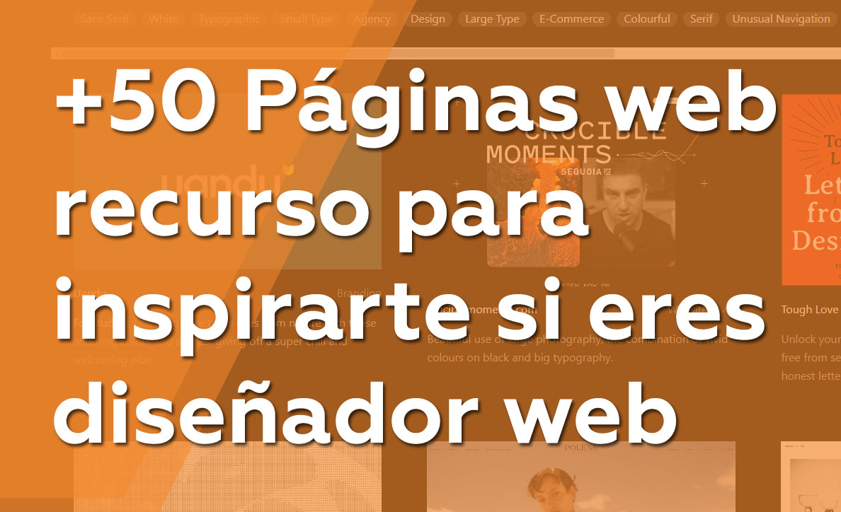 +50 Páginas web recurso para inspirarte si eres diseñador web