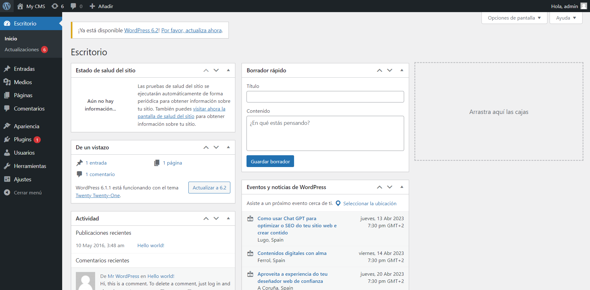 Que es wordpress . Iniciate