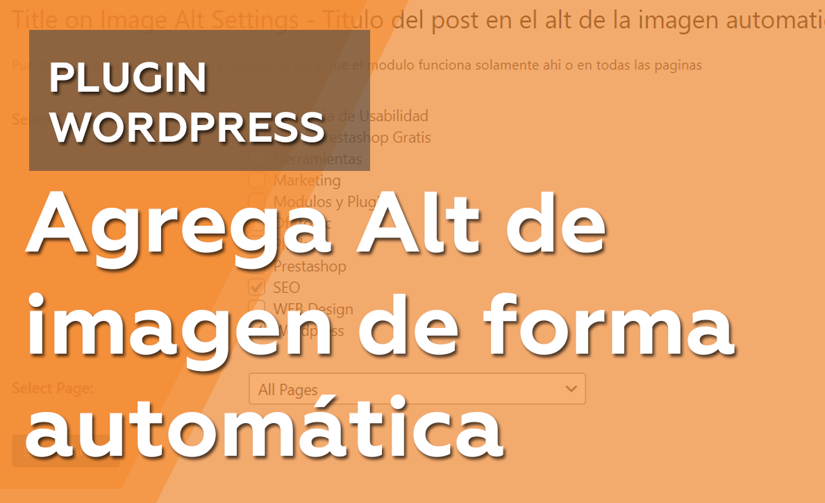 Agrega Alt de imagen de forma automatica – PLUGIN Gratis