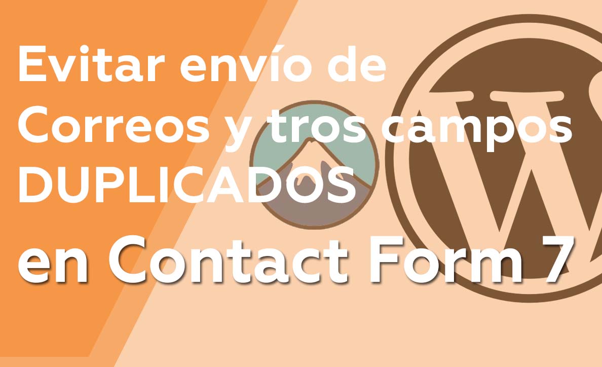Como evitar correos duplicados en Contact Form 7