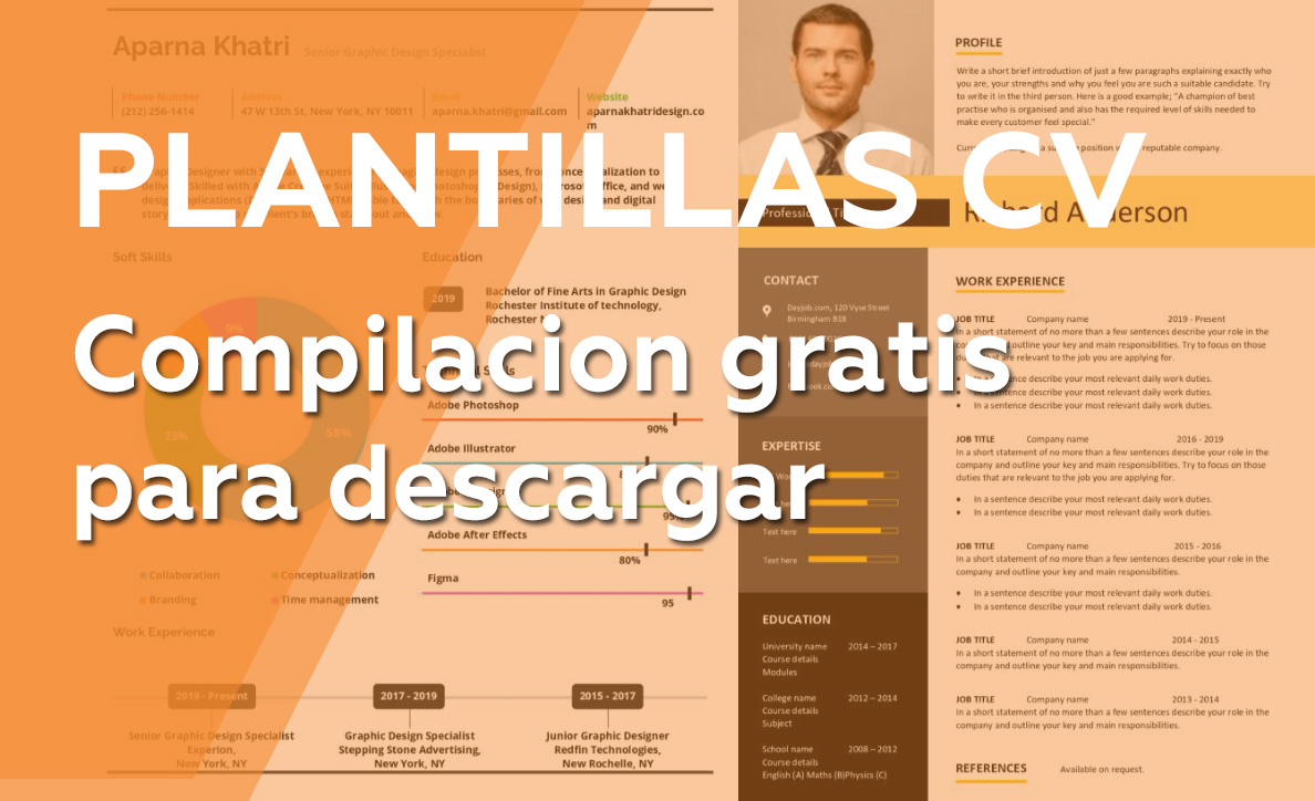 Plantillas para Curriculum Vitae GRATIS COMPILACION