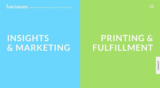 indights Diseño web Split Screen marketing