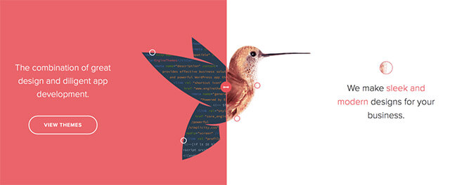 llamada a la accion Diseño web Split Screen