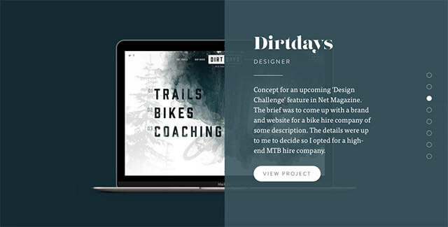 cambio visual Diseño web Split Screen 4