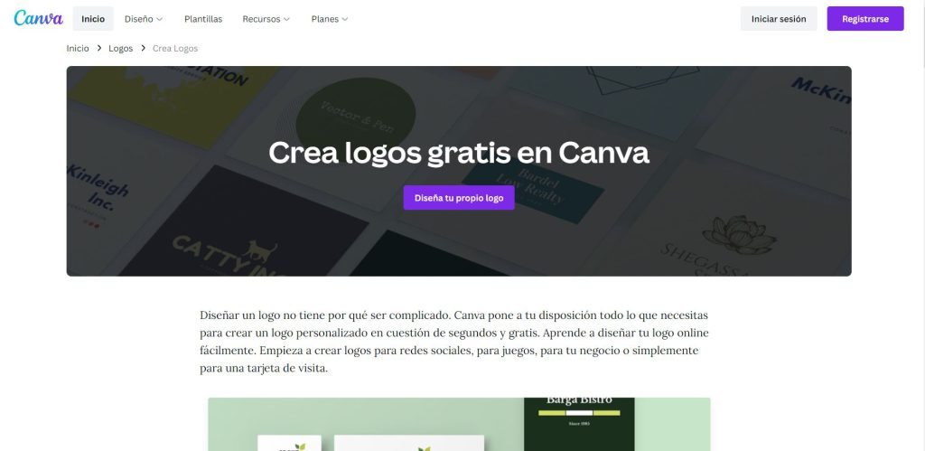 Canva Creador de logos