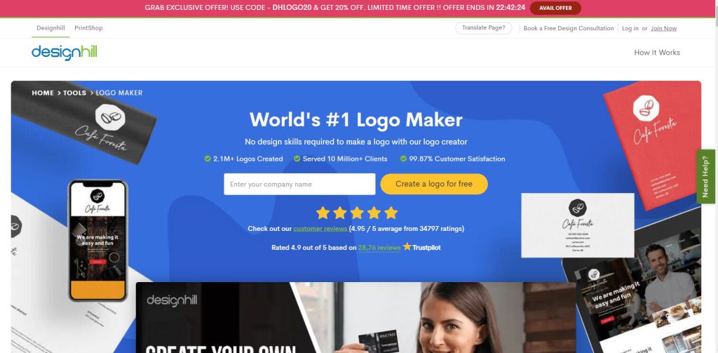 DESIGN HILL LOGO MAKER