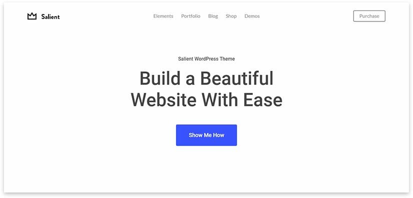 Salient Plantilla WordPress Para