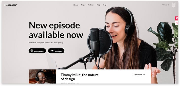 Resonator Theme WordPress