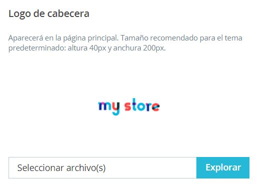 Como cargar Logotipo y configurar tema Classic Prestashop