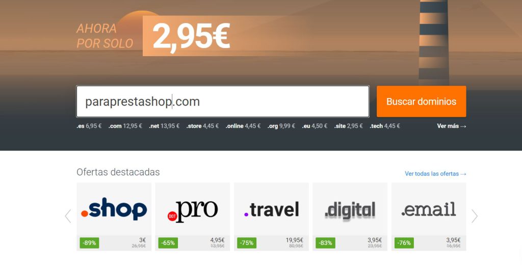 comprar un dominio